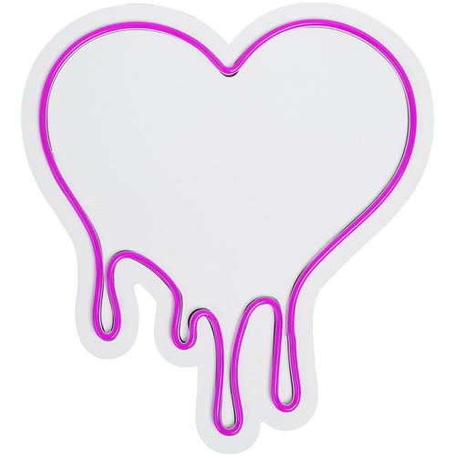 Wallity Ukrasna plastična LED rasvjeta, Melting Heart - Pink slika 5