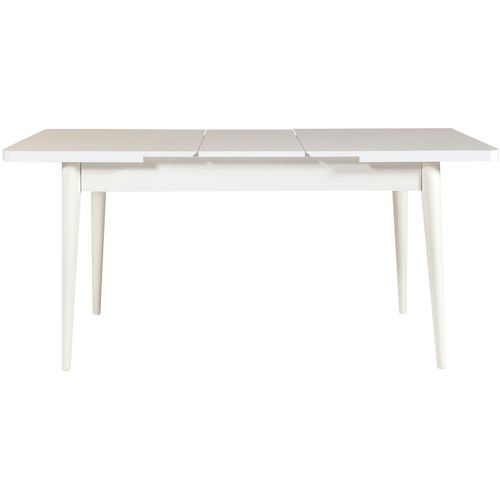 Woody Fashion Set stolova i stolica (4 komada), Bijela boja Kamen, Vina - White slika 4