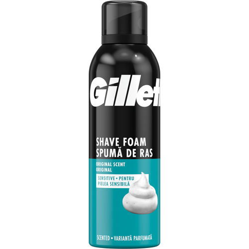 Gillette Sensitive pena za brijanje 200ml slika 1