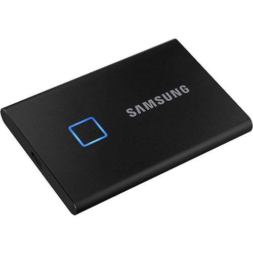 Samsung MU-PC2T0K/WW Portable SSD 2TB, T7 TOUCH, USB 3.2 Gen.2 (10Gbps), Fingerprint and Password Security, [Sequential Read/Write : Up to 1,050MB/sec /Up to 1,000 MB/sec], Black slika 3