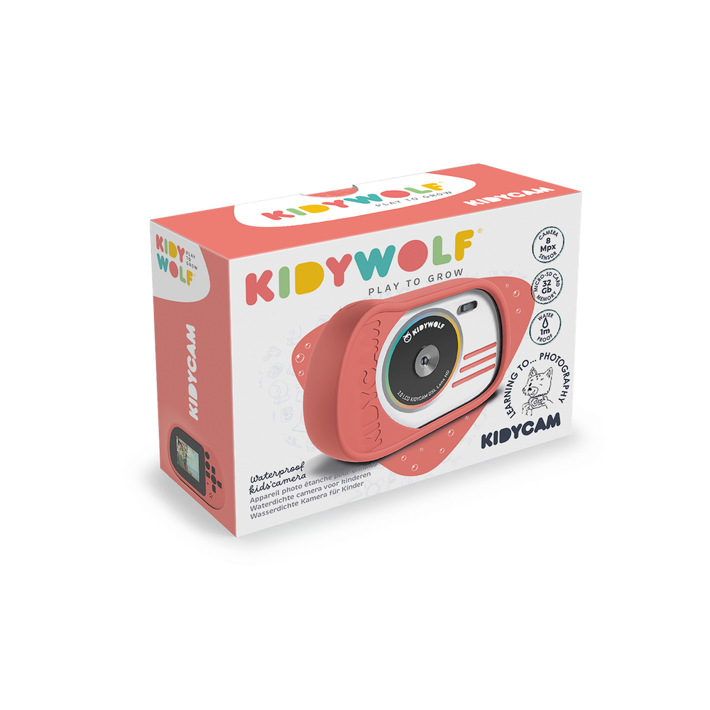 Kidywolf Digitalni vodootporni dječiji fotoaparat Kidycam 8MP/16GB, Pink slika 3