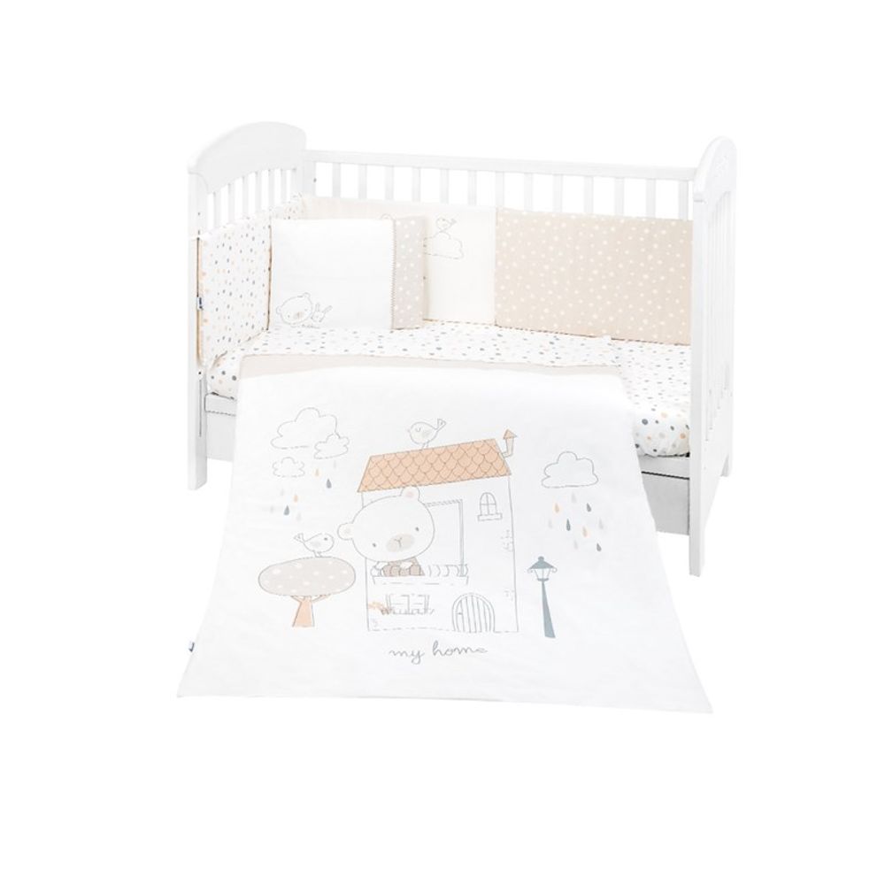 Kikka Boo Set posteljine sa ogradicom My Teddy 70x140cm slika 1