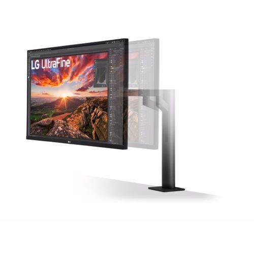 LG ERGO 32UN880P-B Monitor 31.5" IPS 3840x2160 60Hz 5ms GtG HDMIx2 DP USB pivot visina VESA zvučnici slika 2