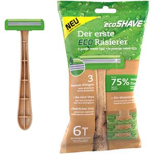 ecoSHAVE jednokratne britvice za muškarce, 6 kom/pakiranju