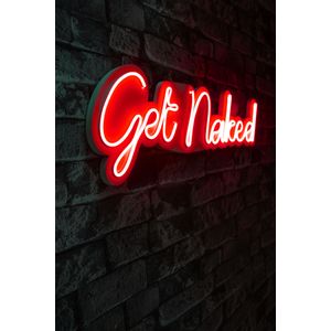 Wallity Get Naked - Crvena Dekorativna Plastična LED Rasveta