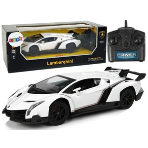 Licencirani auto na daljinsko upravljanje 1:24 Lamborghini Veneno 2.4 G - bijeli