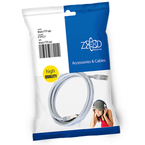ZED electronic Mrežni FTP kabl, CAT5E, 1 met - FTPC/1