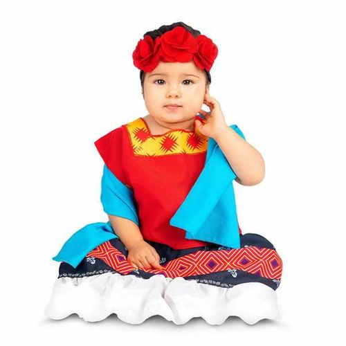 Svečana Odjeća za Bebe My Other Me Frida Kahlo - Set od 4 Dijela (7-12 Mjeseci) slika 1