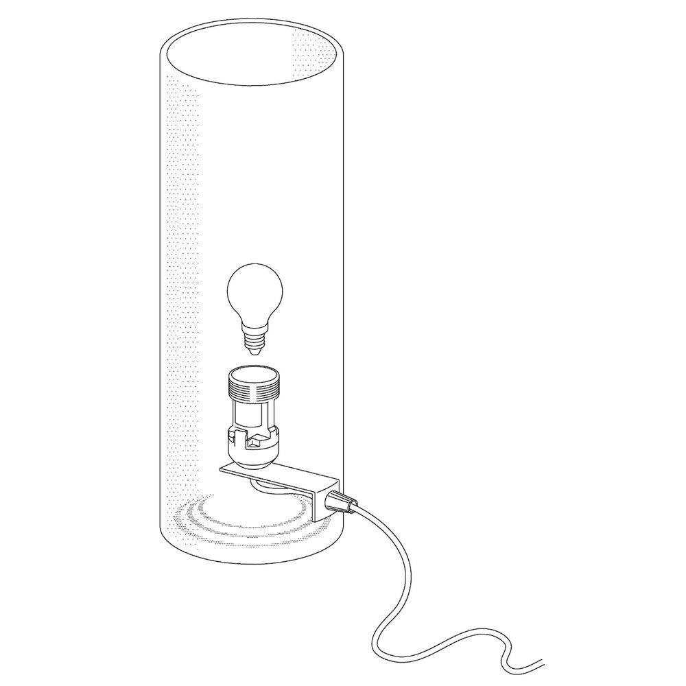 Eglo Geo stolna lampa/1 h-350 opal staklo  slika 5
