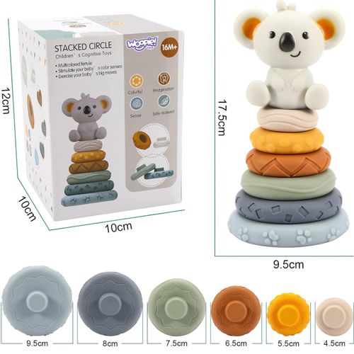 Woopie set: Edukativna piramida Koala 2u1  slika 5