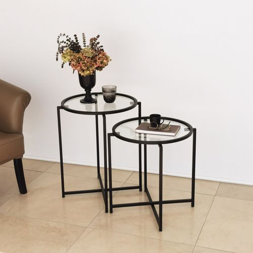 S412 Black Side Table slika 1