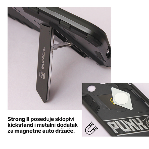 Maska Strong II za Samsung S916B Galaxy S23 Plus crna slika 3