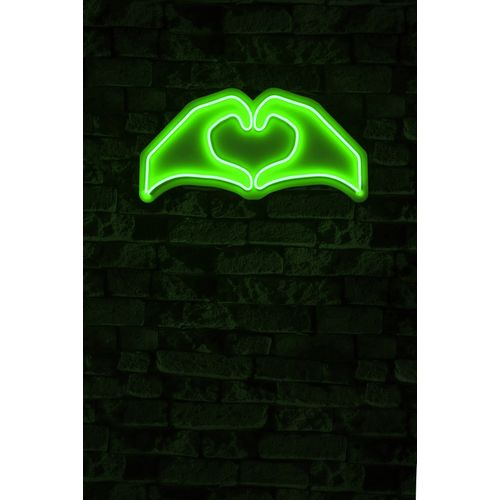 Wallity Ukrasna plastična LED rasvjeta, Sweetheart - Green slika 10