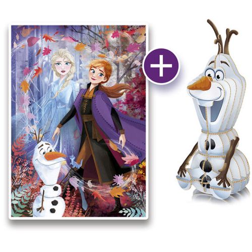 Clementoni puzzle 104 kom + 3D model Frozen II slika 1