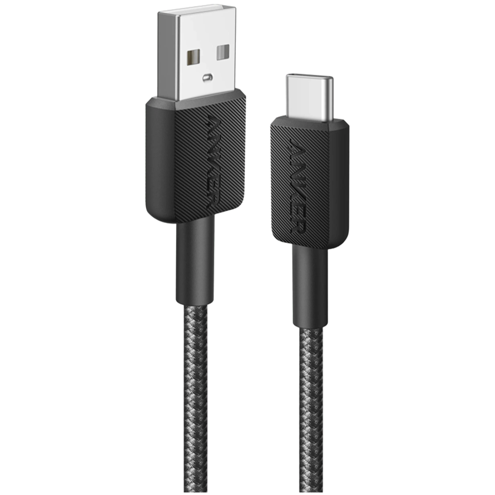 Anker 322 USB-A to USB-C Kabl 90 cm, Braided Black slika 1