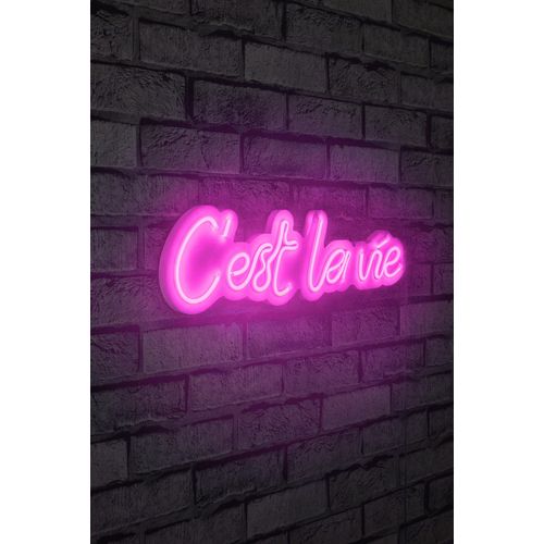 C'est La Vie - Pink Pink Decorative Plastic Led Lighting slika 2