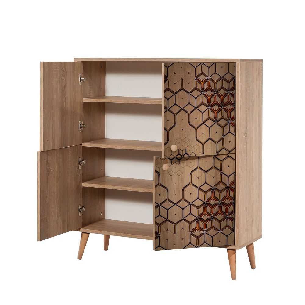 Multilux-720 Sonoma Oak Višenamjenski Ormar slika 6