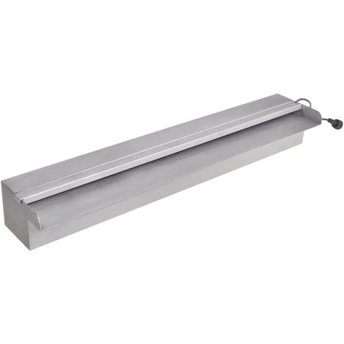 Pravokutna fontana za bazen s LED svjetlom nehrđajući čelik 60 cm slika 41