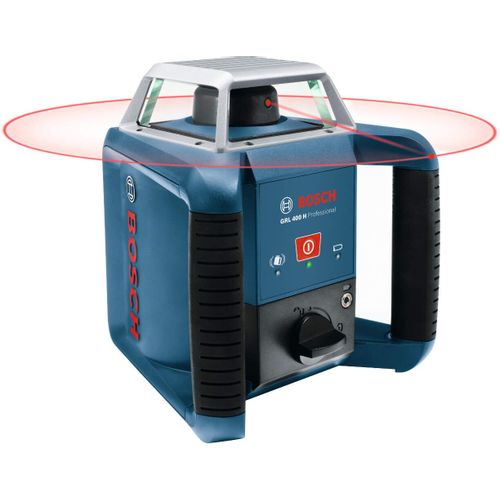 Bosch GRL 400 H Rotacioni laser + LR 1 prijemnik u koferu slika 1