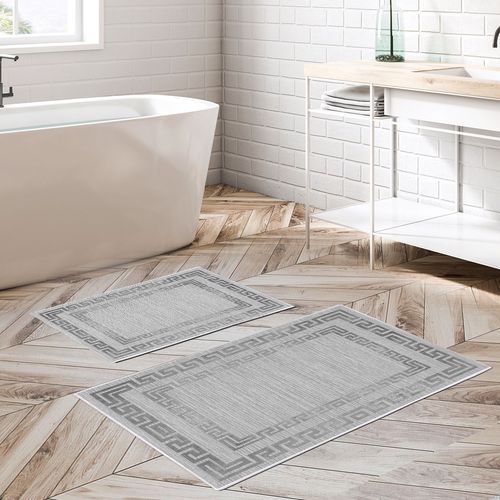 KT418 Multicolor Bathmat Set (2 Pieces) slika 1