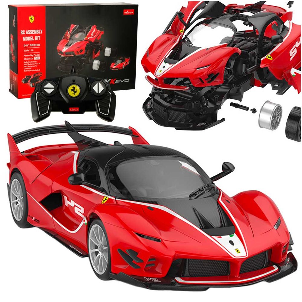 RASTAR Auto Ferrari FXX-K Evo / Kit za sklapanje na daljinsko upravljanje 1:18  slika 2