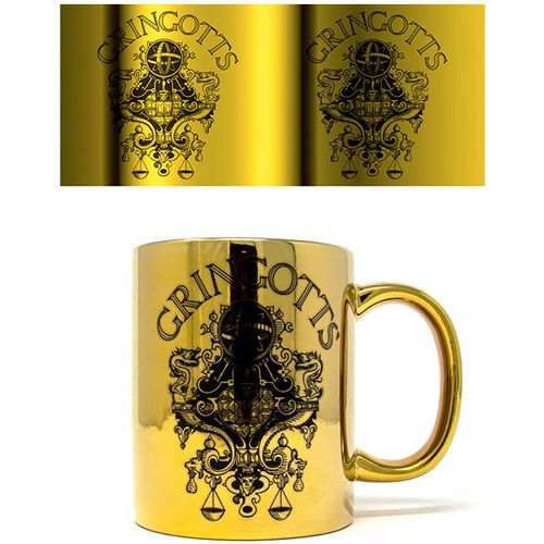 Harry Potter Gringotts metallic mug slika 1