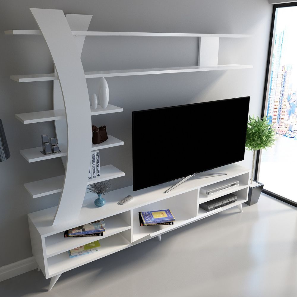Duru White TV Unit slika 2