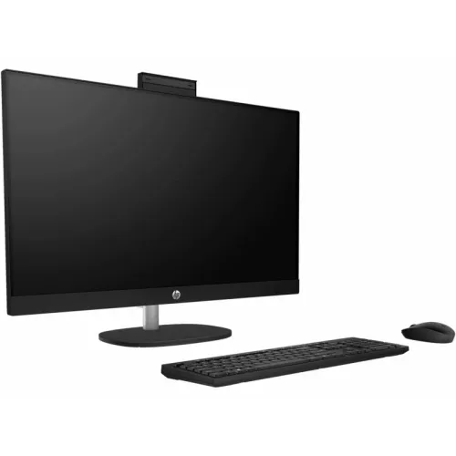 HP consumer 9Z838EA HP All-in-One 27-cr0011nh,Intel Core i5-1335U,16GB DDR4-3200RAM,512GB 2280PCIe NVMe SSD,27"IPS AG FHD 1920x1080,Intel Iris X Graphics,510SP Black Wireless Kbd+Mouse,1 USB-C 3.1,2 USB-A 3.1,2 USB-A 2.0,HDMI-out 1.4,1 RJ-45,BT5.3,FreeDOS,US,Jet black,2yw slika 2