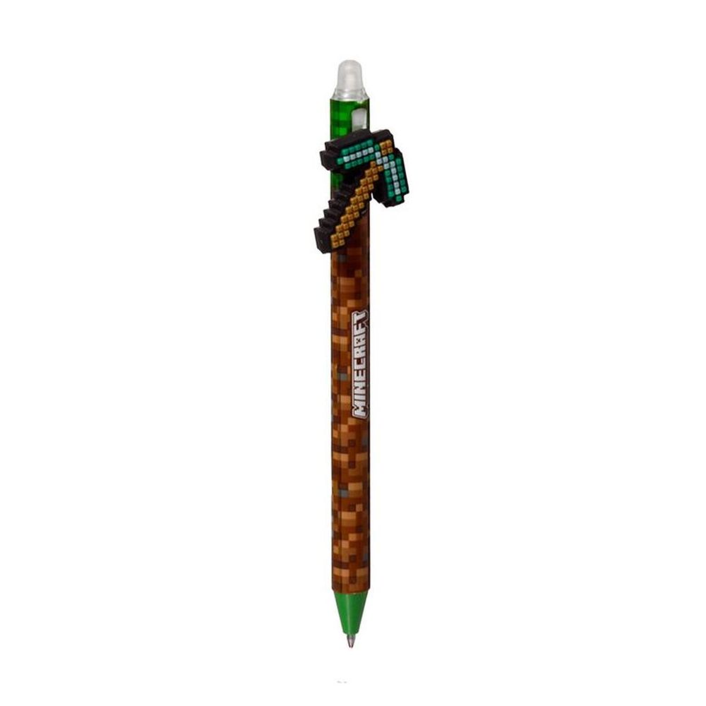 Kemijska olovka Puckator piši briši s Minecraft alatima silikonskim ukrasom sortirano 36/1 PEN275 slika 4