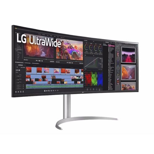 LG 49WQ95C-W Monitor 49" IPS zakrivljen 32:9 5120x1440 144Hz 5ms GtG HDMIx2 DP USB Gsync freesync slika 2