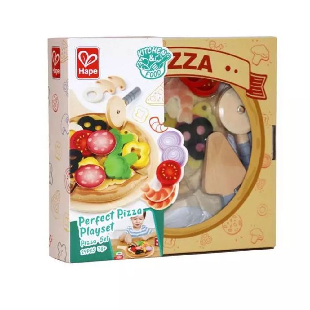 Hape Drvena igračka Perfect Pizza Playset  slika 2