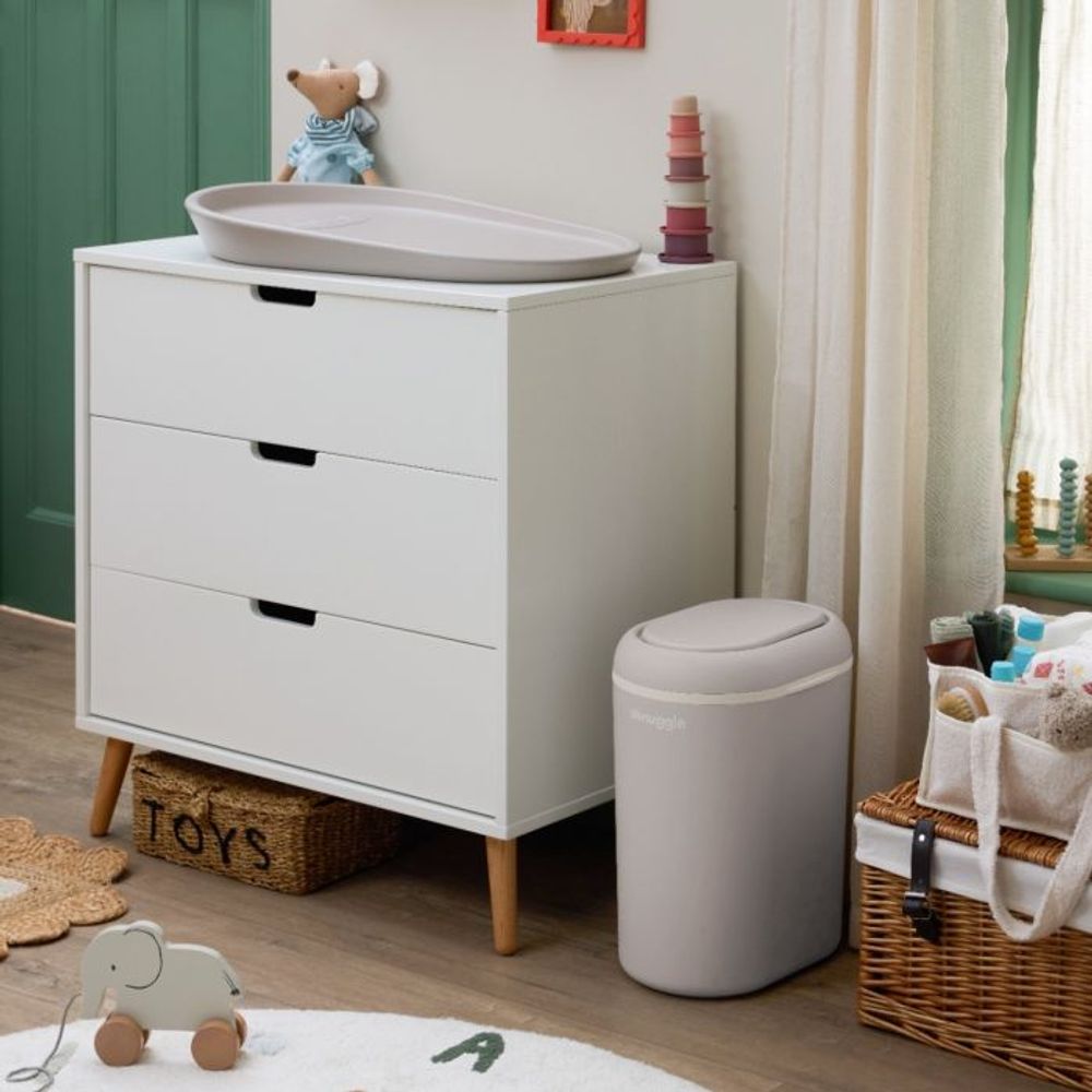 Shnuggle Eco-Touch Spremnik za odlaganje pelena - Taupe slika 5