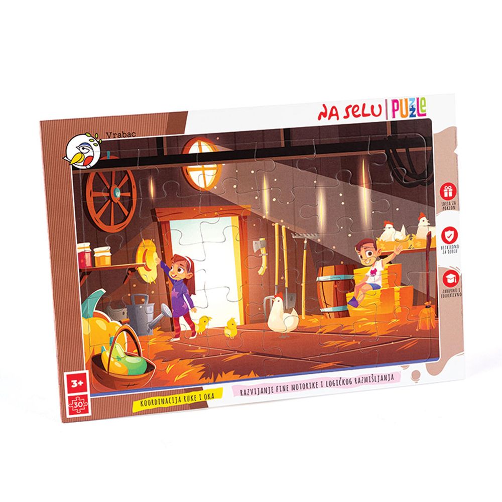 Vrabac Puzzle Fun 30, Na selu slika 1