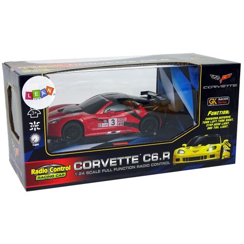 Auto na daljinsko upravljanje 1:24 Corvette C6.R - crveni slika 7