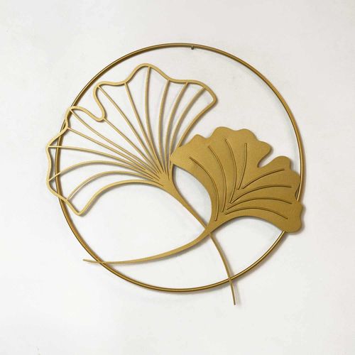 Wallity Metalna zidna dekoracija Ginkgo Leaf Metal Wall Art - APT620 slika 4