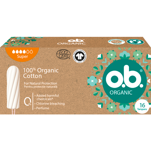 O.b. Tamponi Organic Super 16Kom slika 1