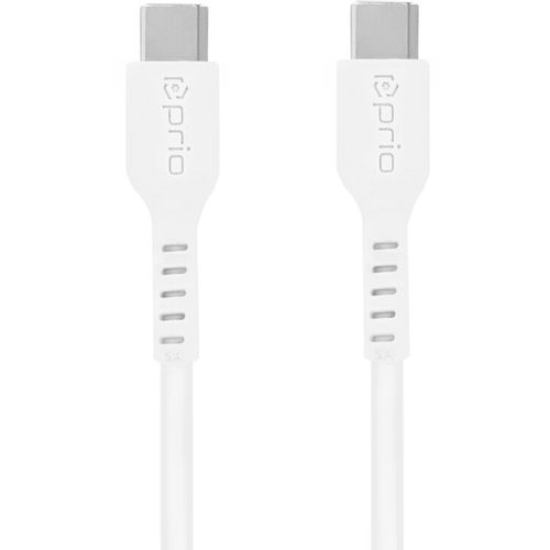 Prio High-Speed Charge: Sync USB C na USB C kabel 5A 0,25 m bijeli slika 2