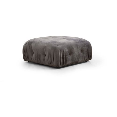 Ugaona Sofa 'Bubble Corner' (L1-O1-1R -Puf) - Siva slika 8