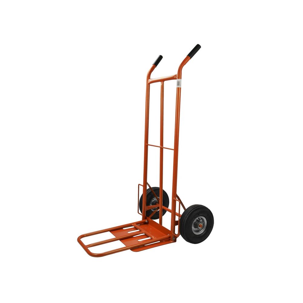 Transportna kolica 250 kg s produžnom platformom 400 x 300 mm - Narančasta slika 2