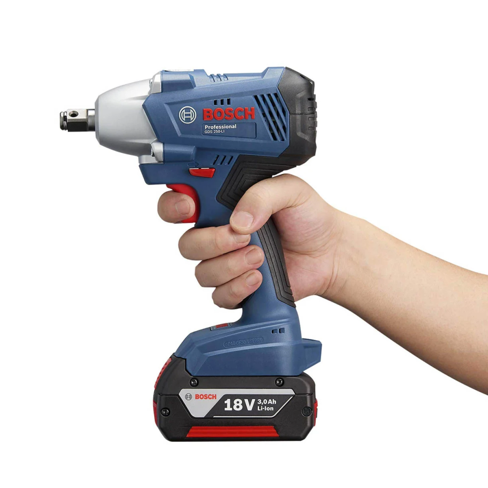 Bosch Stezač Udarni Gds 250-Li 18V/3Ah 1/2" Professional slika 2
