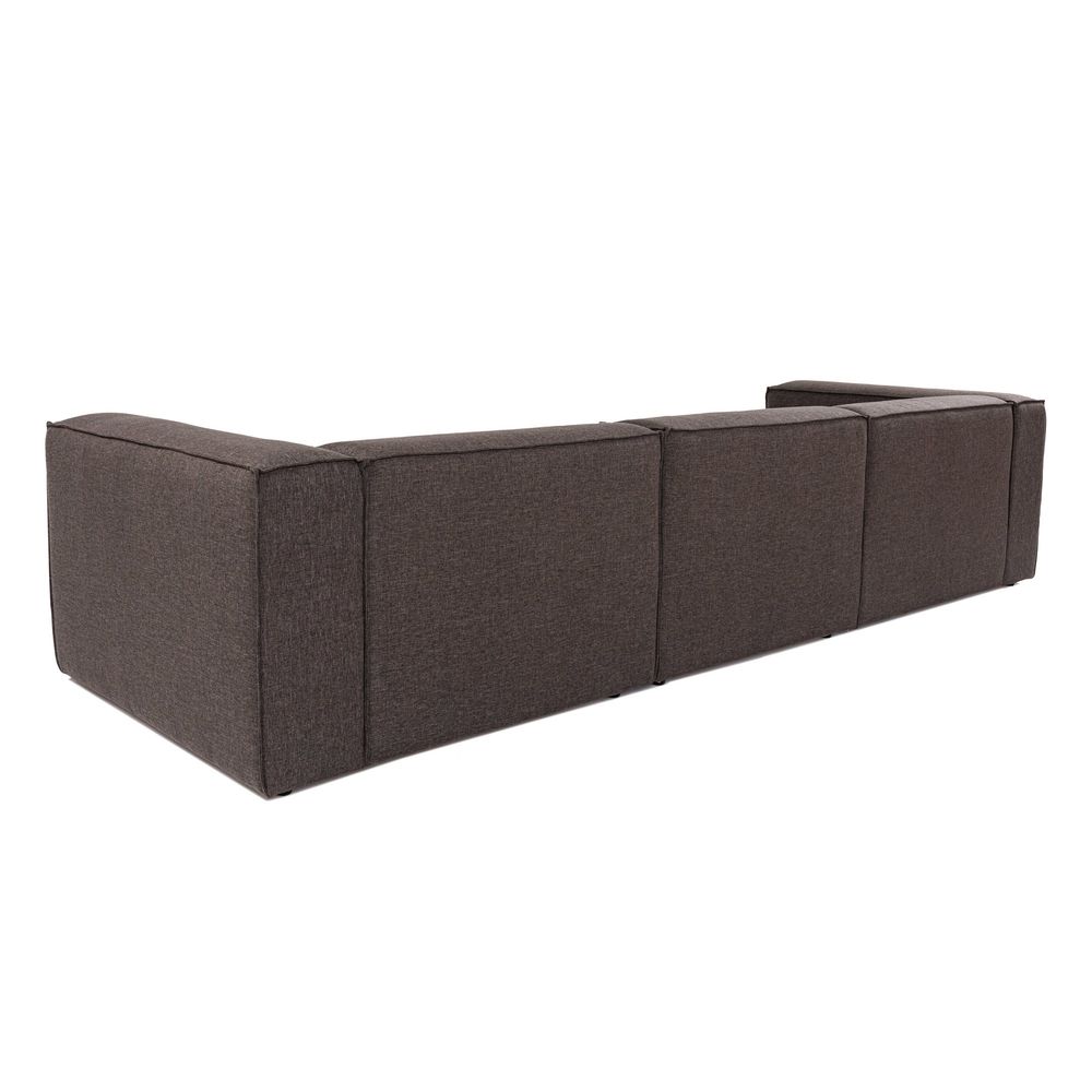 Fora - Ugao Sofa u Tamno Smeđoj Boji slika 7