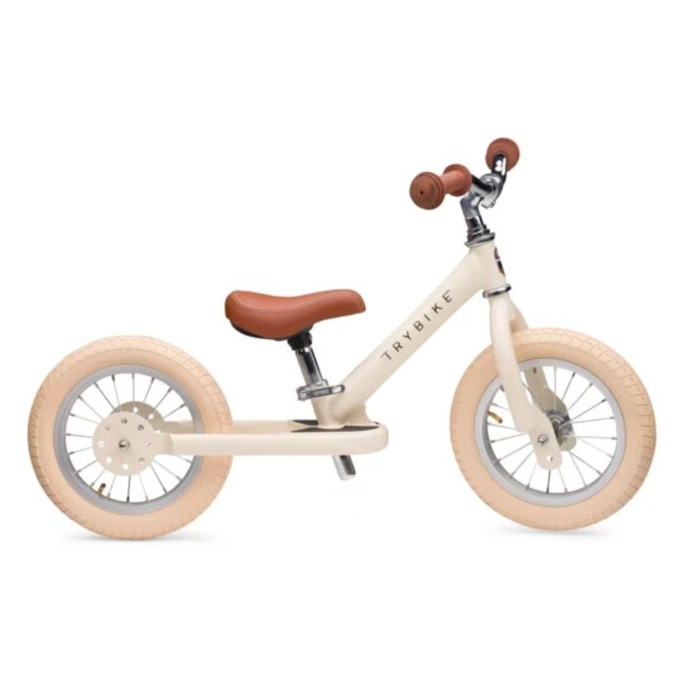 TRYBIKE Balans bicikl 2u1 Steel, Vintage Cream Matt slika 4
