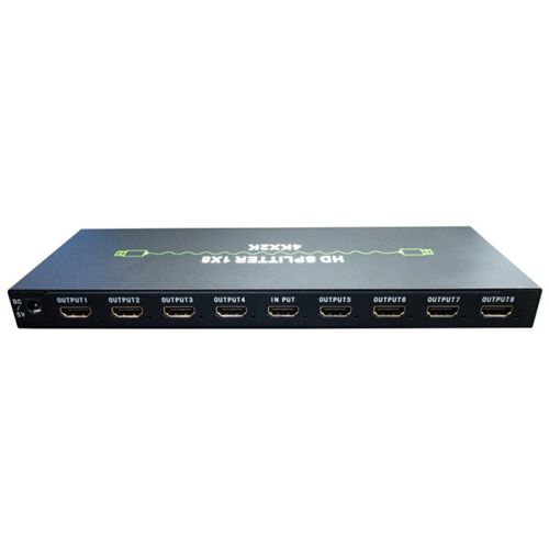 Xwave HDMI spliter 1x In na 8x Out 4Kx2K Active,1-in 8-out slika 1