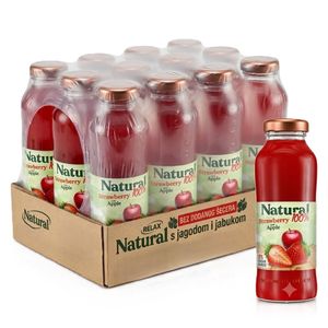 Natural 100% sok Jagoda flaša 200ml x 12 kom   XXL 