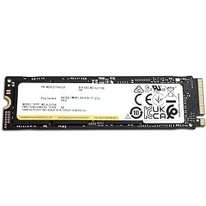 Samsung M.2 NVMe 1TB SSD, PM9A1, PCIe Gen4.0 x4, OPAL, Read up to 7000 MB/s, Write up to 5100 MB/s, 2280 (Samsung) MZVL21T0HCLR