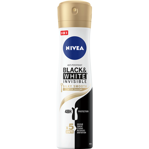 NIVEA Black&White Invisibe Silky Smooth dezodorans u spreju 150ml slika 1