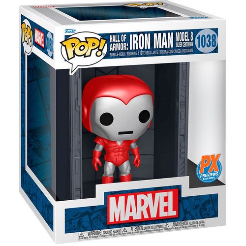 POP figure Deluxe Marvel Hall of Armor Iron Man Model 8 Exclusive slika 1