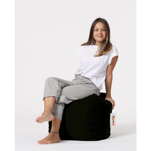 Atelier Del Sofa Vrtni tabure, Square Pouf - Black slika 5