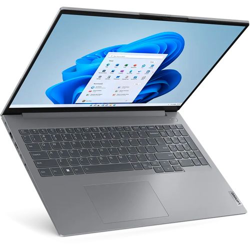 Lenovo ThinkBook 16 G6 IRL 21KH0090YA, Core i5-1335U, 2x16GB DDR5 5200, SSD 1TB PCIe 2242, 16" WUXGA (1920x1200) IPS AG 300n, Iris Xe, GLAN, WLAN, BT, KybSR BL, SD, HDMI, 2x USB 3.2 G1, Thblt 4, USB-C 3.2 G2, FPR, Cam FHD+IR, 45Wh, 2W x2 Dolby, Al top, 1.7kg, no OS, 3YW slika 1