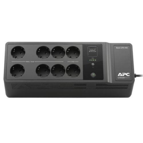 APC Back-UPS 650VA 230V 1 USB priključak za punjenje - (Offline-) USV Standby (Offline) 0,65 kVA 400 W 8 AC utičnica slika 3